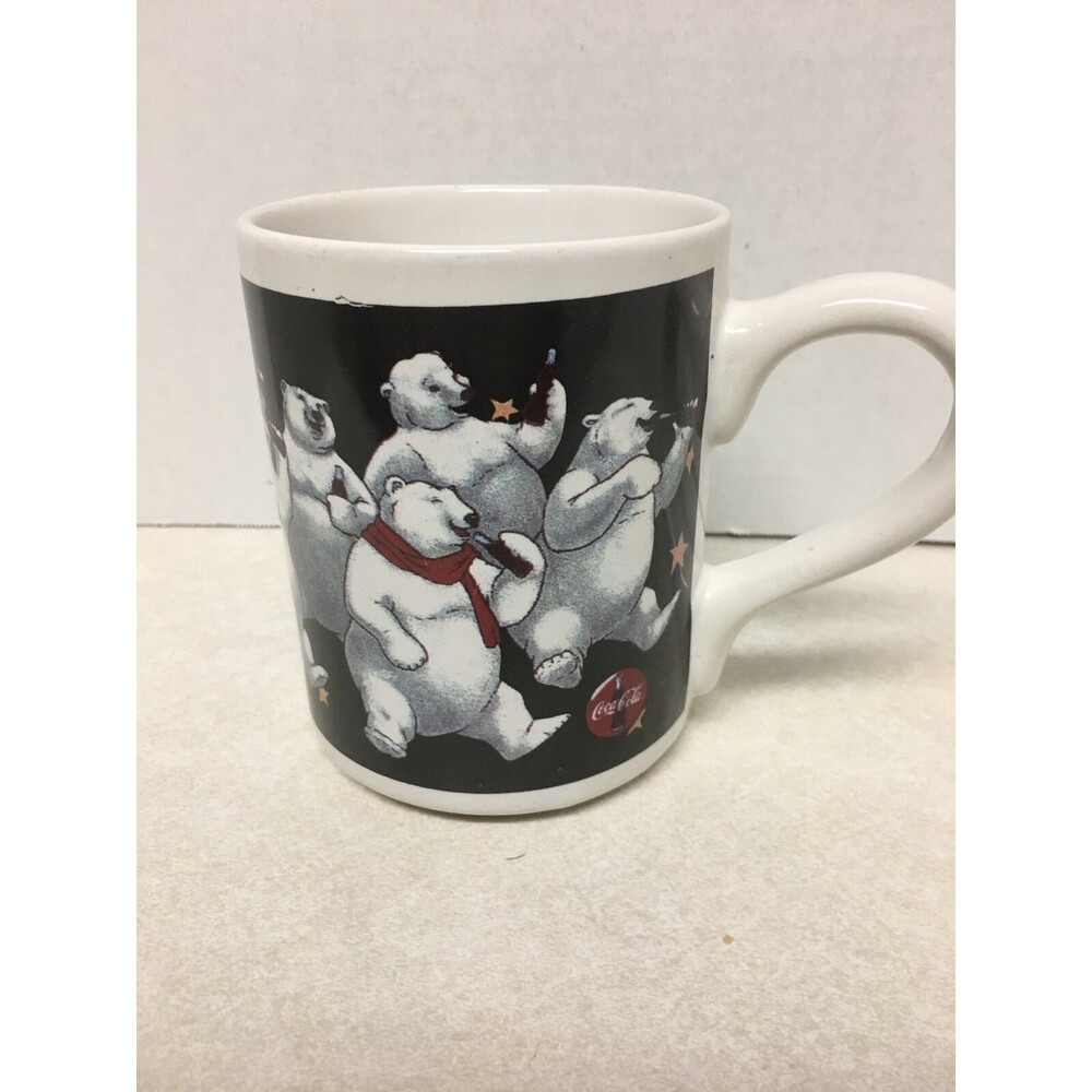 Gibson 1996 Coca-Cola Collectors  Polar Bear Large  Ceramic Mug